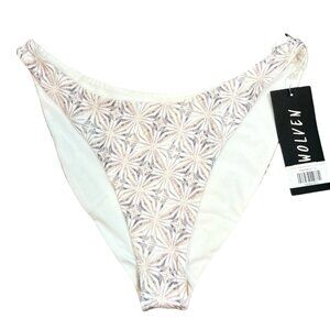Wolven Harmony Reversible French Cut  Bikini Bottom XL New
